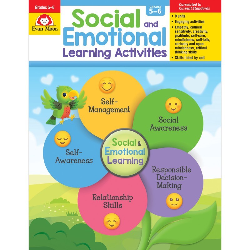 Evan-Moor Educational Publishers Social and Emotional Learning Activities, Grades 5-6