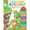Evan-Moor Educational Publishers Listen and Learn Animals, Grade PreK