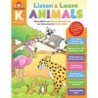 Evan-Moor Educational Publishers Listen and Learn Animals, Grade K