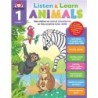 Evan-Moor Educational Publishers Listen and Learn Animals, Grade 1