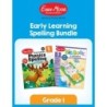 Evan-Moor Educational Publishers Early Learning Spelling Activity Book Bundle, Grade 1