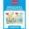 Evan-Moor Educational Publishers Making Friends & Social Skills Bundle, Grade PreK