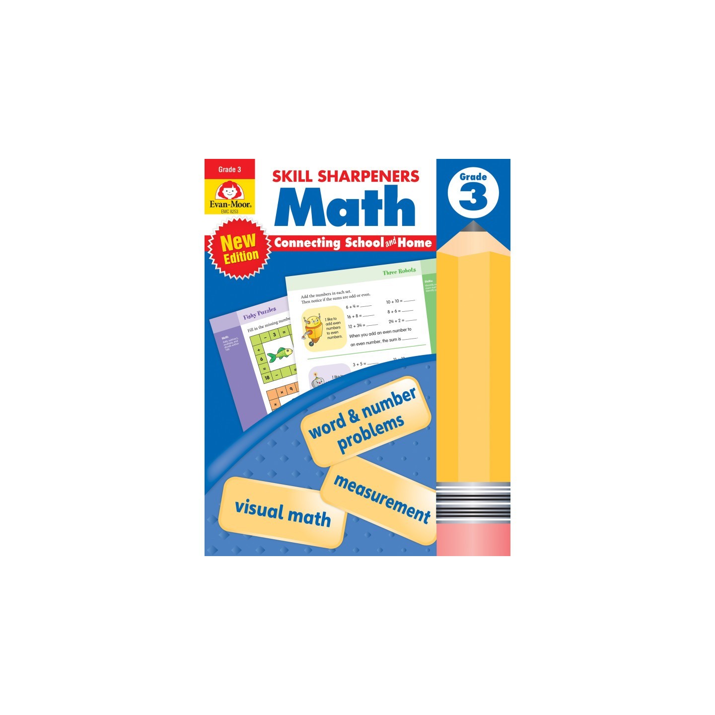 Evan-Moor Educational Publishers Skill Sharpeners: Math, Grade 3