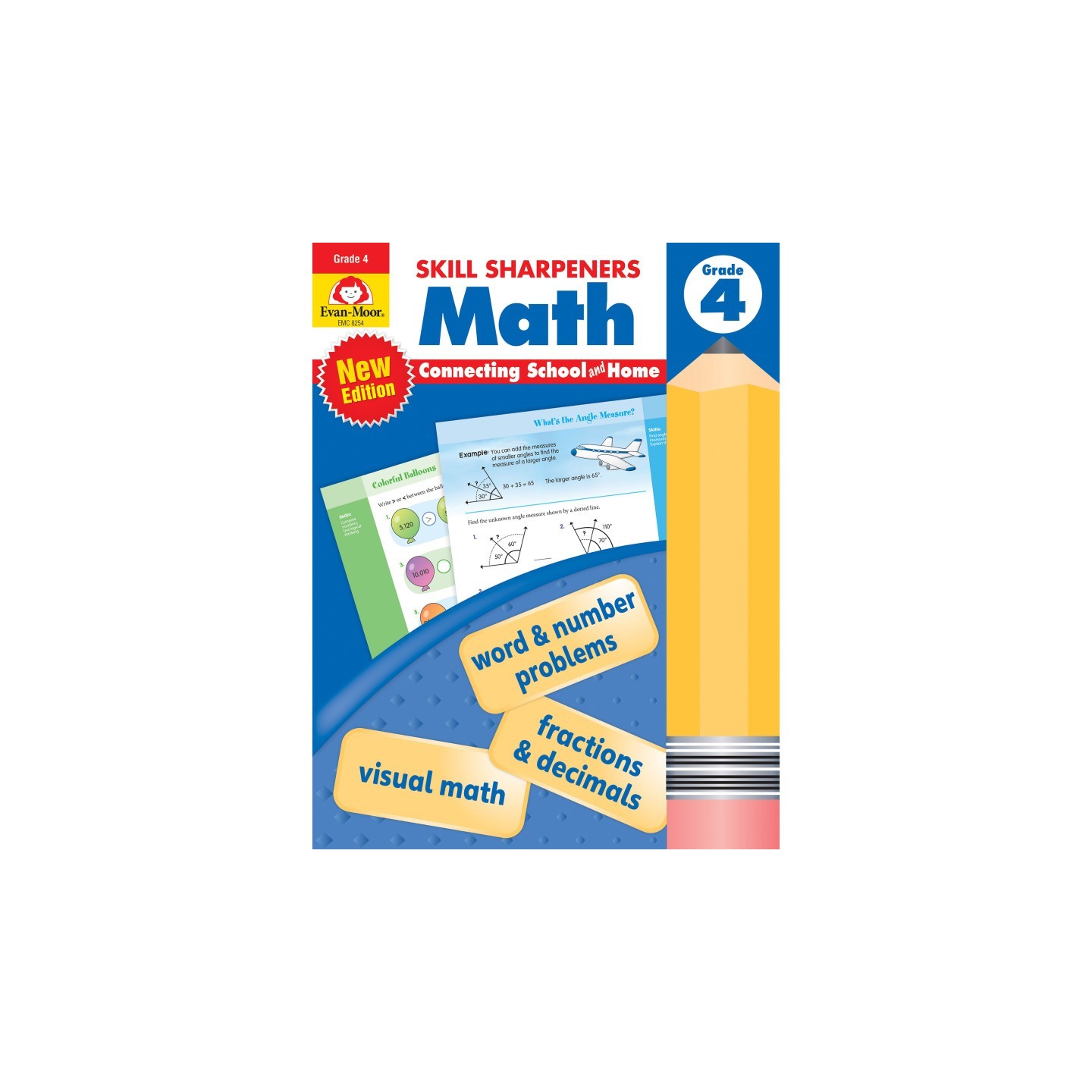 Evan-Moor Educational Publishers Skill Sharpeners: Math, Grade 4