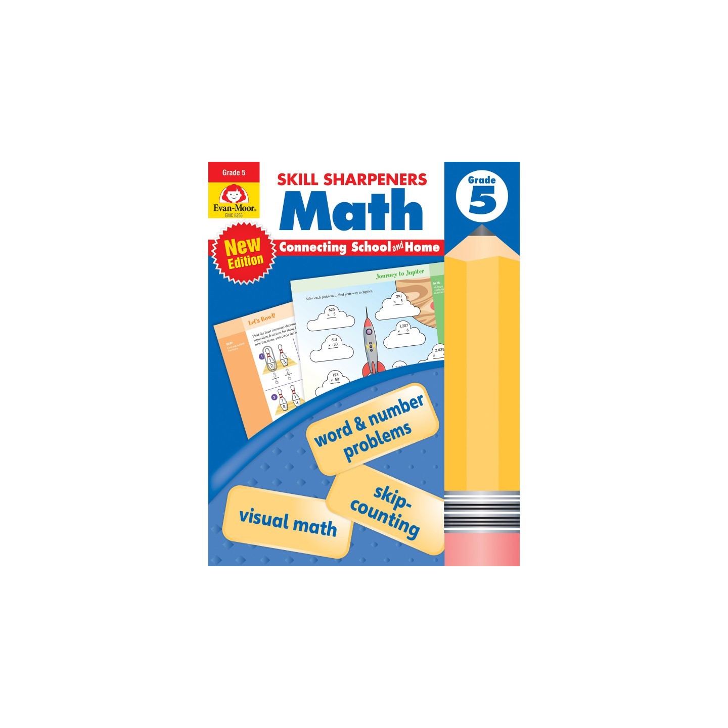 Evan-Moor Educational Publishers Skill Sharpeners: Math, Grade 5