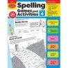 Evan-Moor Educational Publishers Spelling Games and Activities, Grade 4