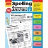 Evan-Moor Educational Publishers Spelling Games and Activities, Grade 6