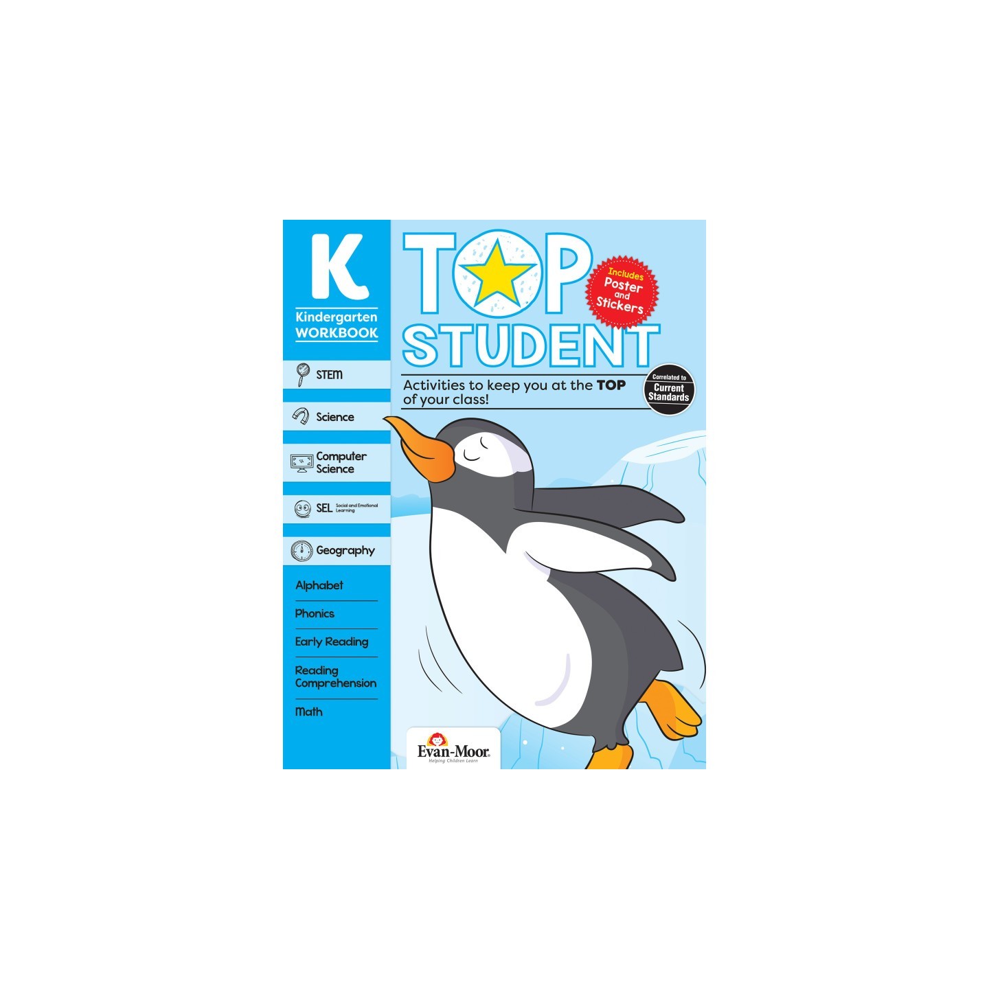 Evan-Moor Educational Publishers Top Student Activity Book, Grade K