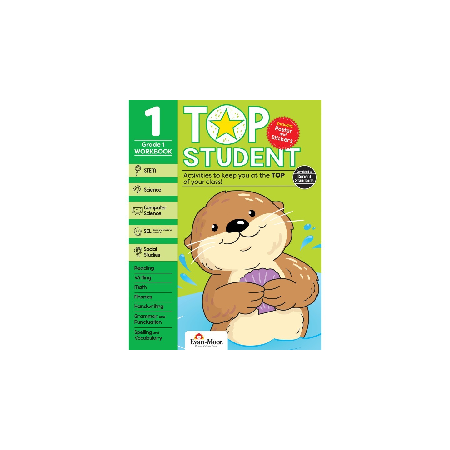 Evan-Moor Educational Publishers Top Student Activity Book, Grade 1
