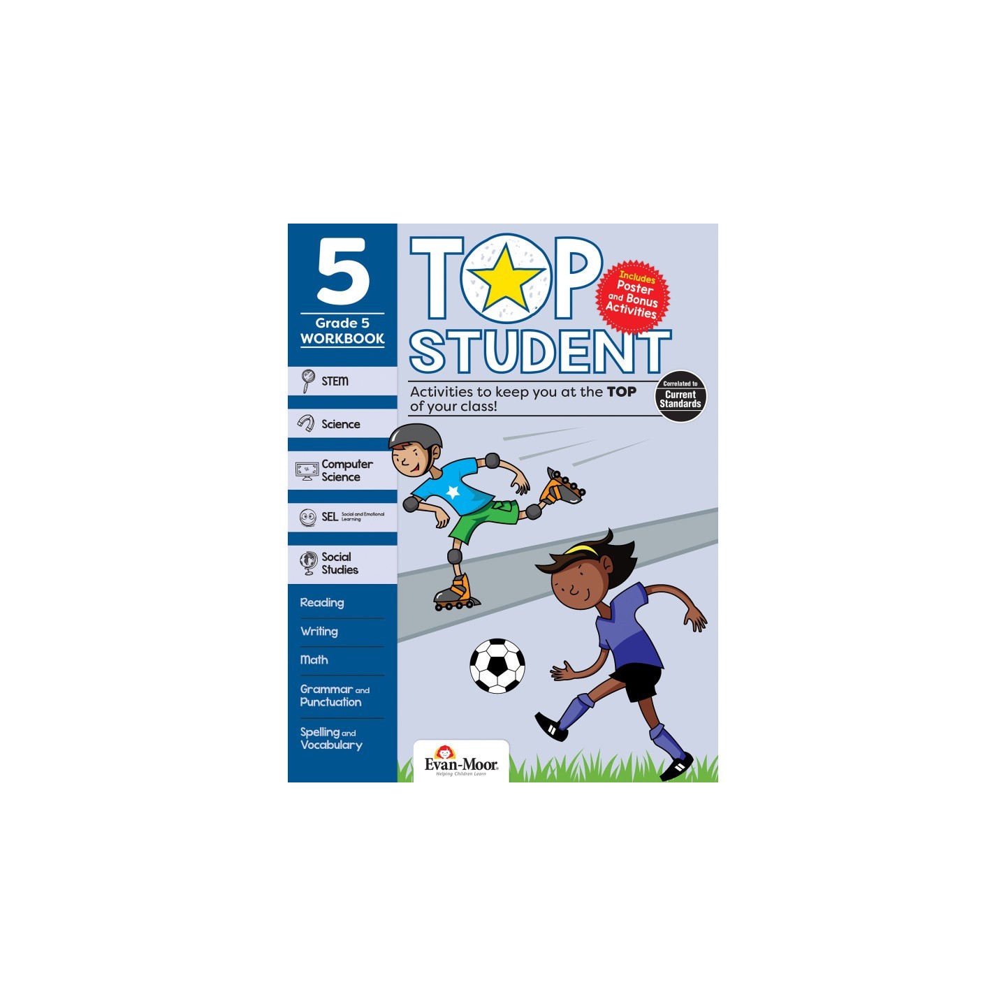 Evan-Moor Educational Publishers Top Student Activity Book, Grade 5