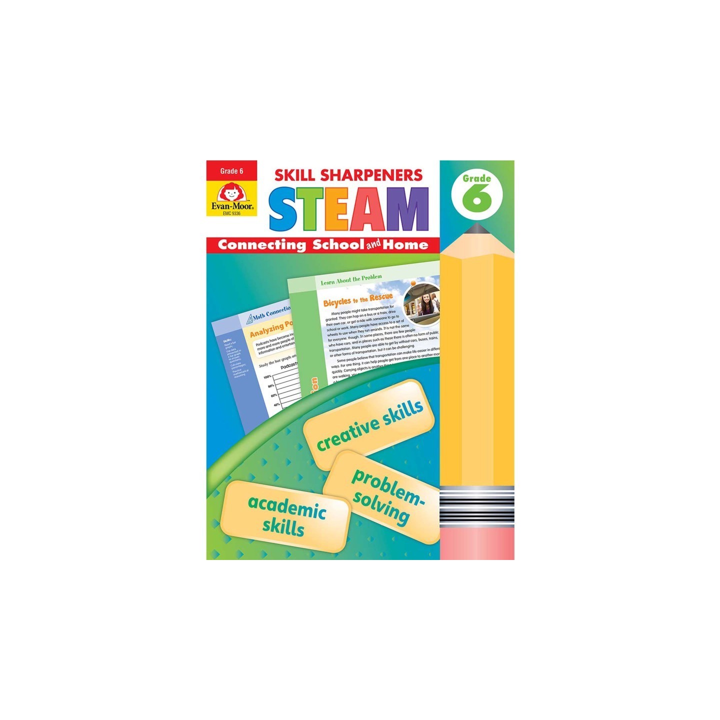 Evan-Moor Educational Publishers Skill Sharpeners STEAM, Grade 6