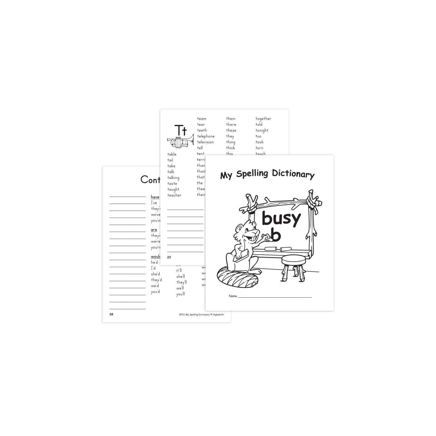 Edupress™ My Own Spelling Dictionary