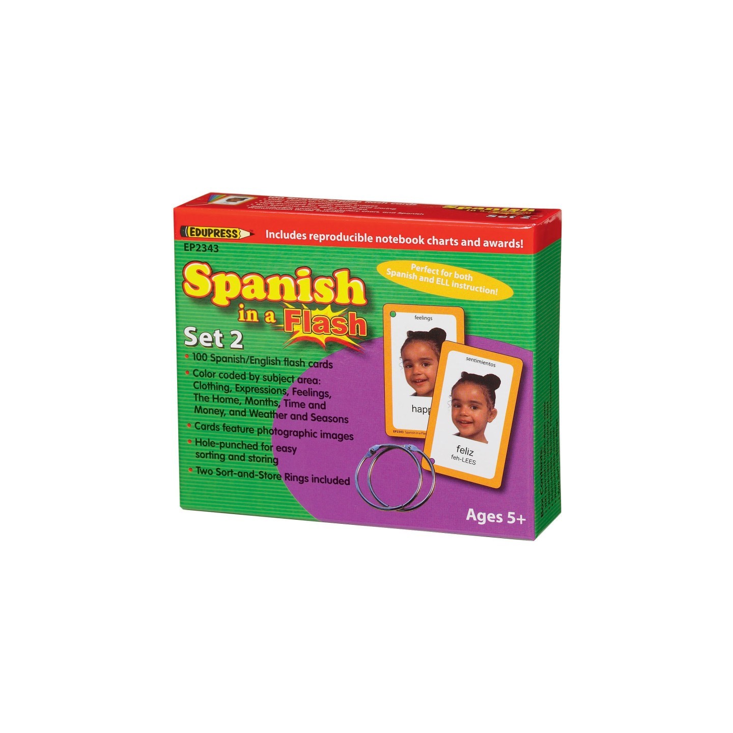 Edupress™ Spanish in a Flash™ Set 2