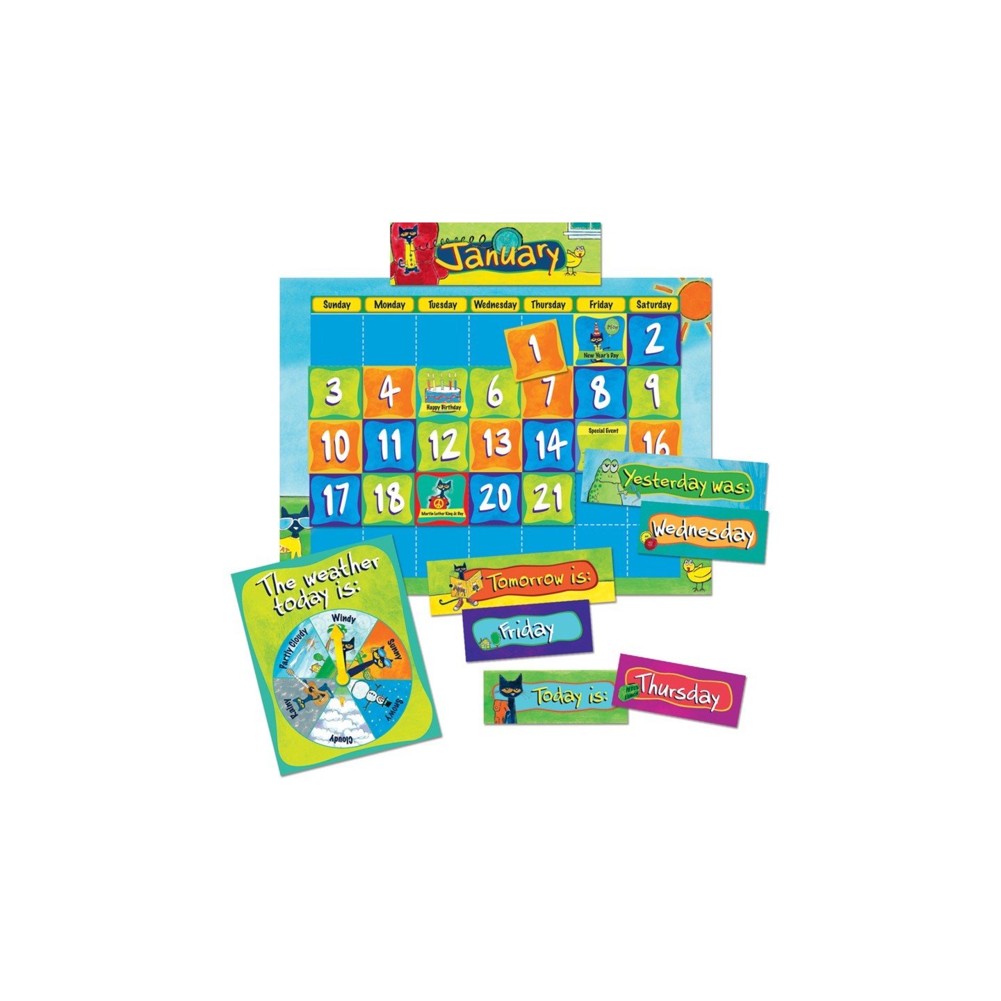 Edupress™ Pete the Cat® Calendar Kit