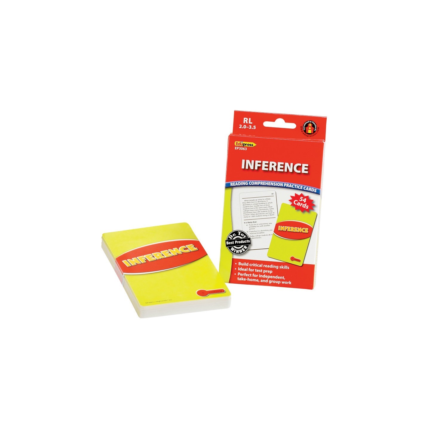 Edupress™ Inference Practice Cards, Levels 2.0-3.5