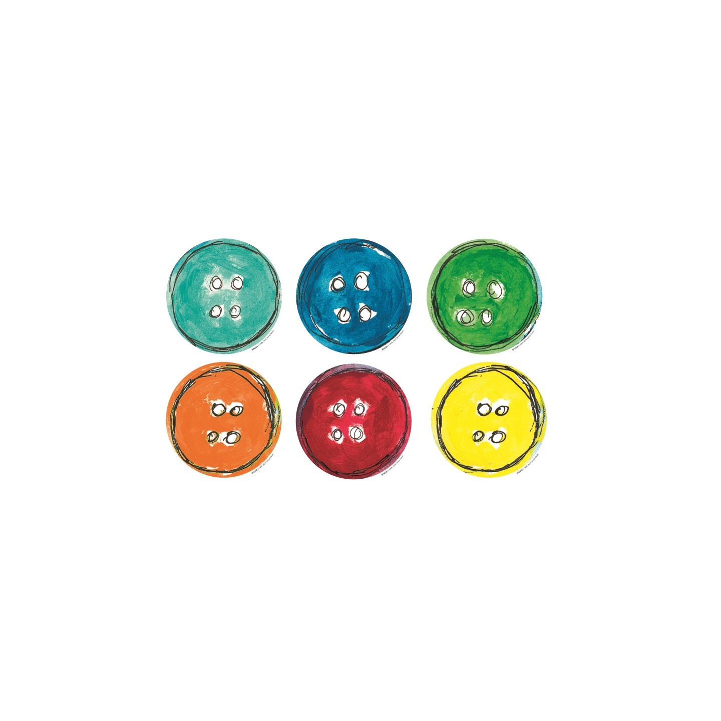 Edupress™ Pete the Cat® Groovy Buttons Accents, Pack of 36