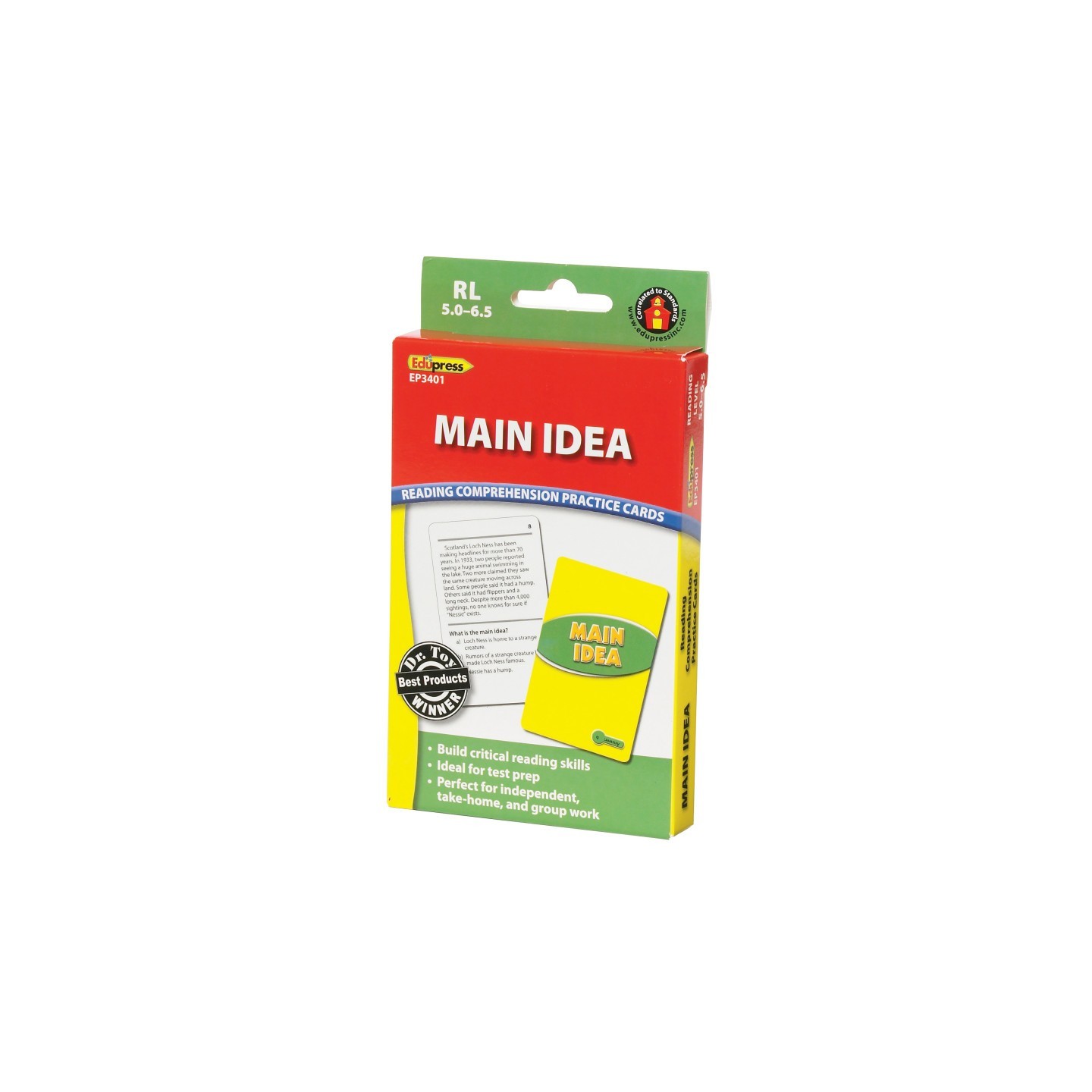 Edupress™ Main Idea Practice Cards, Levels 5.0-6.5