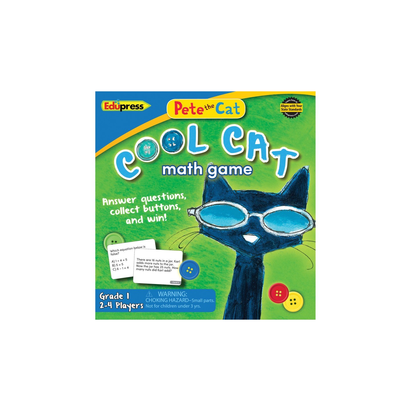 Edupress™ Pete the Cat® Cool Cat Math Game 1