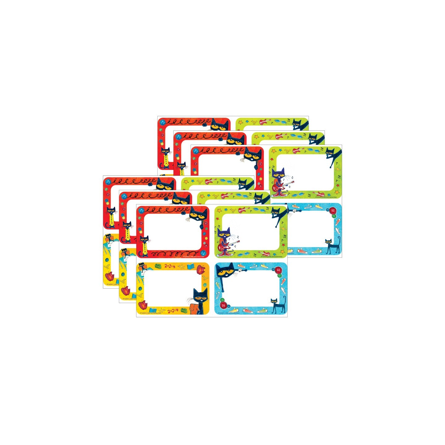 Edupress™ Pete the Cat Name Tags/ Labels, 36 Per Pack, 6 Packs