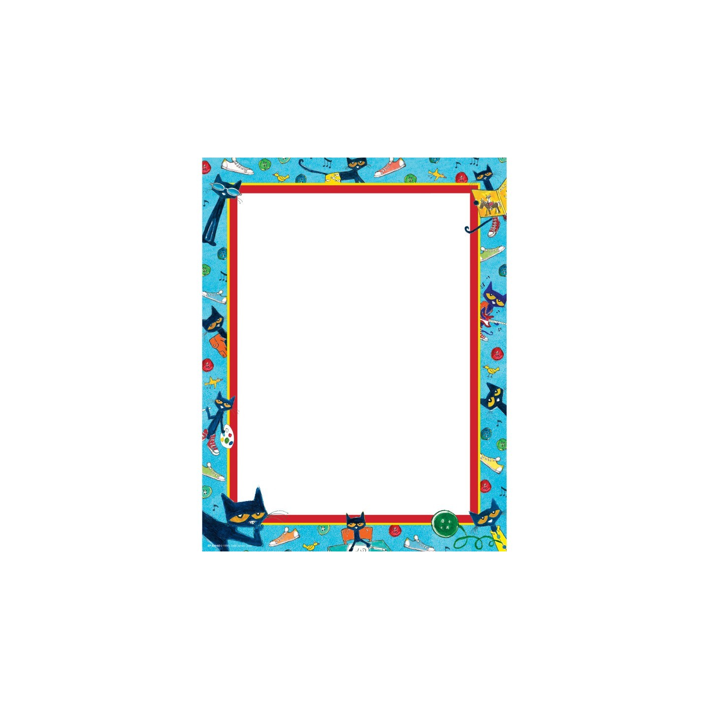 Edupress™ Pete the Cat® Computer Paper, 50 Sheets