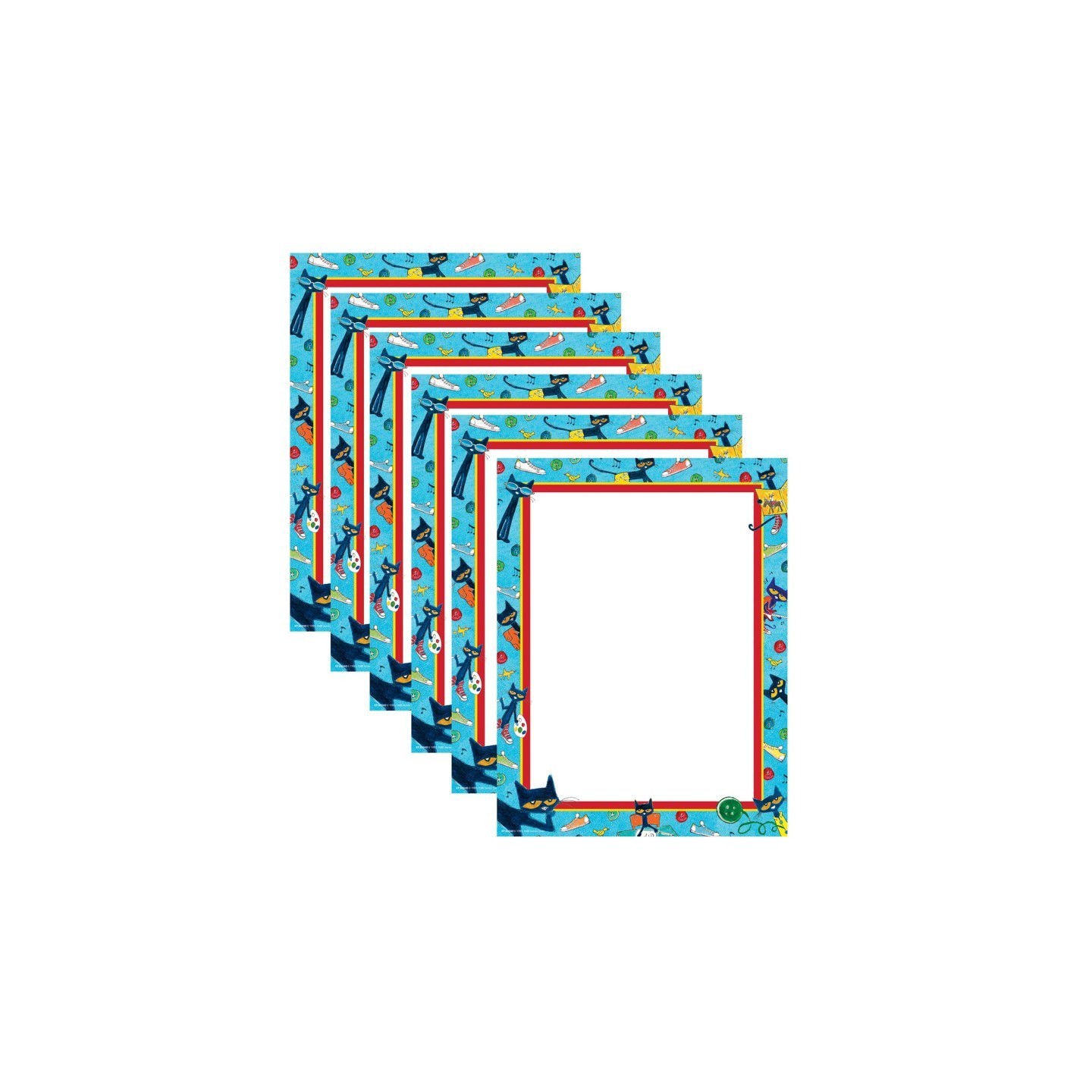 Edupress™ Pete the Cat Computer Paper, 50 Sheets Per Pack, 6 Packs