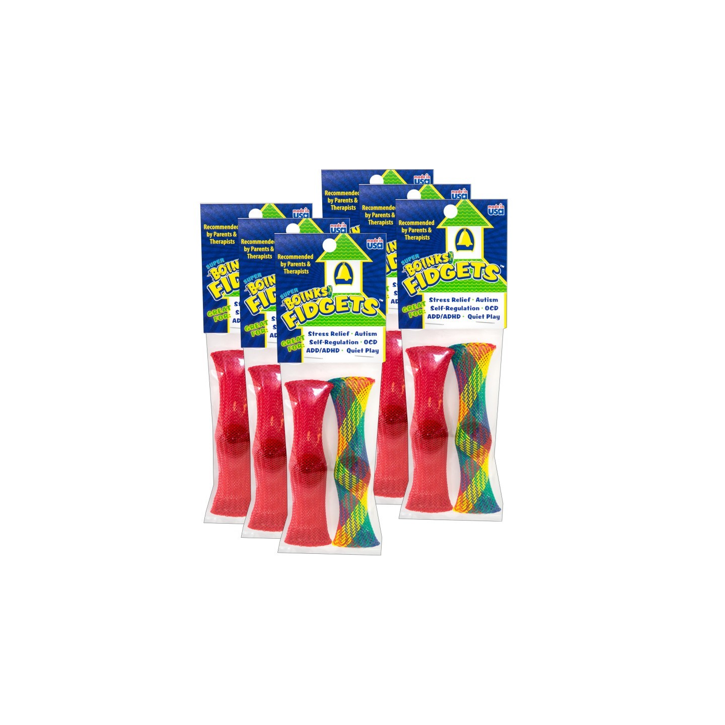 Endless Possibilities Super Boinks® Fidgets®, 2 Per Pack, 6 Packs