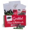 Show-me® Classpack of 35 x Gridded/Plain 8" x 12" Lapboards, with Pens, Erasers, Cleaner