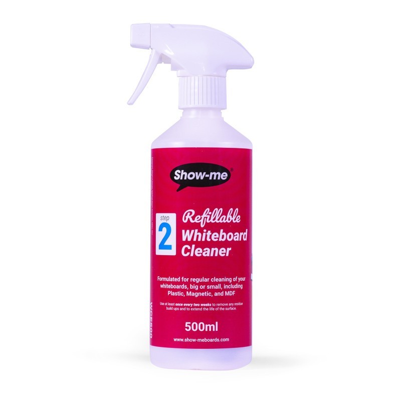 Show-me® Refillable Dry Erase Board Cleaner, 16.9 fl. oz., Pack of 6