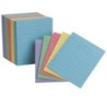 Oxford® Mini Index Cards, 3" x 2.5", Ruled, Assorted Colors, 200 Per Pack