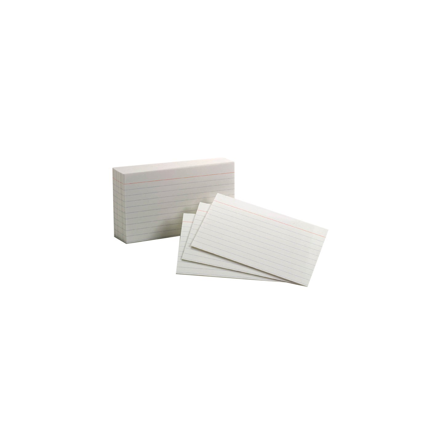 Oxford® Ruled Index Cards, 3" x 5", White, Pack of 100