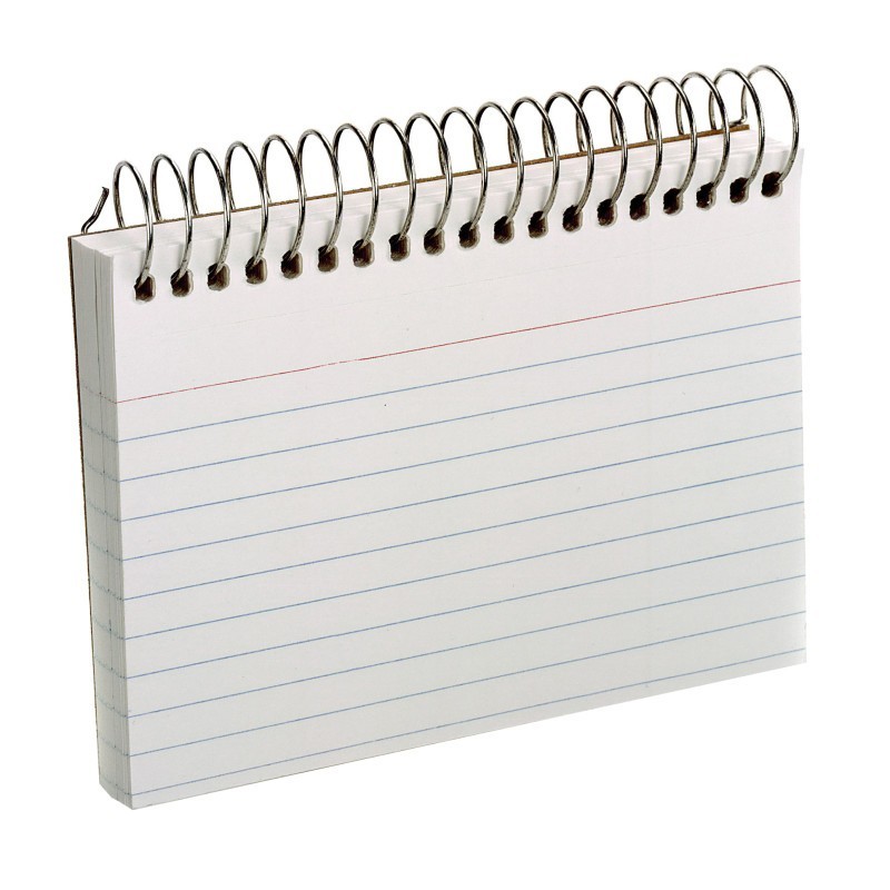 Oxford® Spiral Index Cards, 3" x 5", White, Ruled, 50 Per Pack
