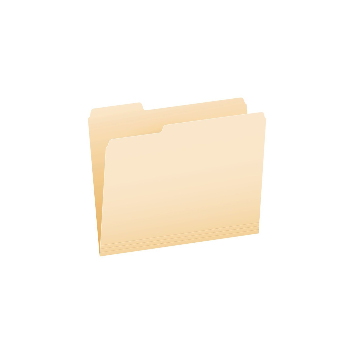 Pendaflex® File Folders, Letter Size, Manila, 1/3 Cut, Box of 100