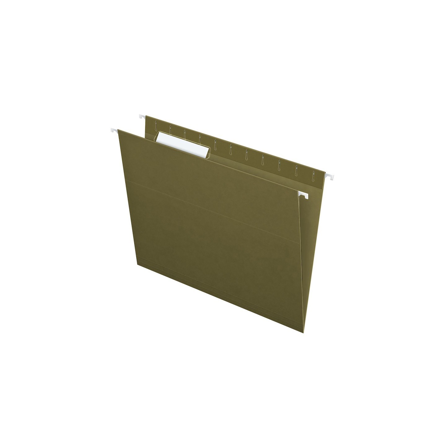 Pendaflex® Recycled Hanging File Folders, 1/3 Cut, Standard Green, 25 Per Box