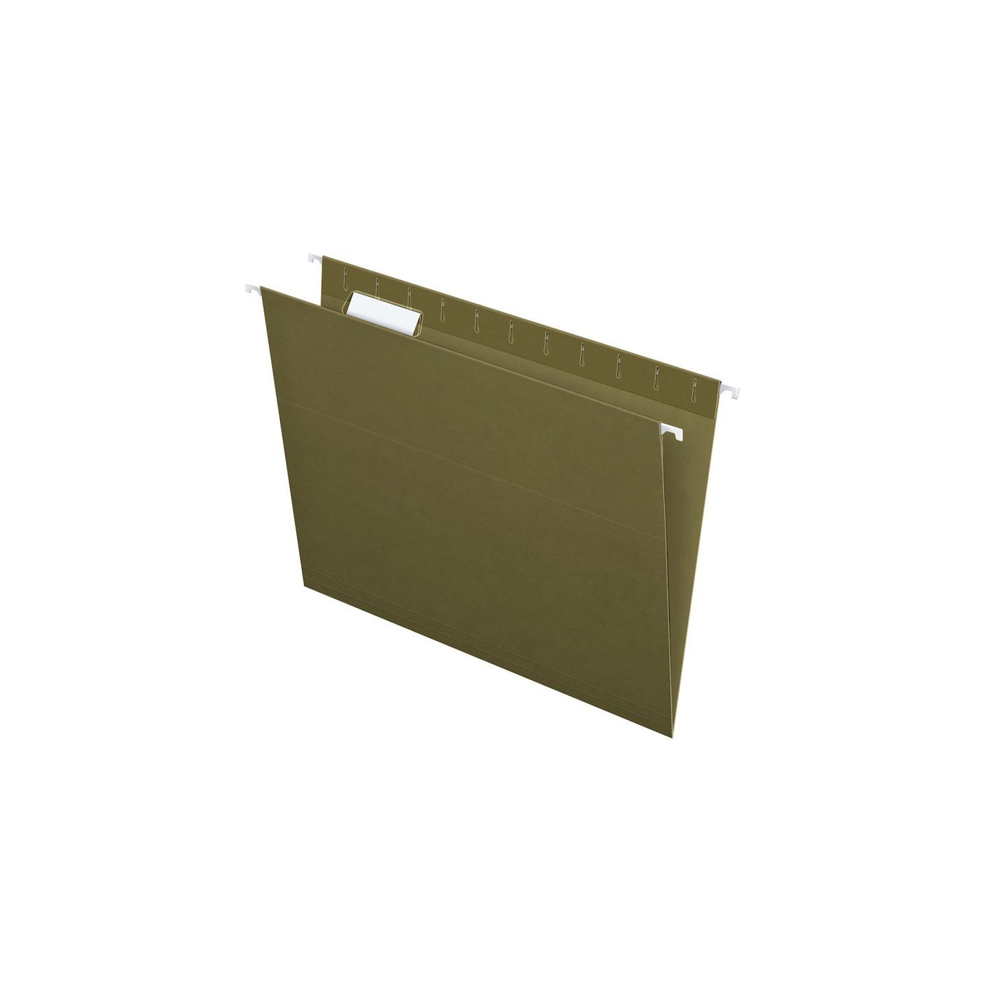 Pendaflex® Recycled Hanging Folders, Letter Size, Standard Green, 1/5 Cut, Box of 25