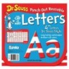 Eureka® Dr. Seuss™ Stripes Reusable Punch Out Deco Letters, 4", 217 Pieces