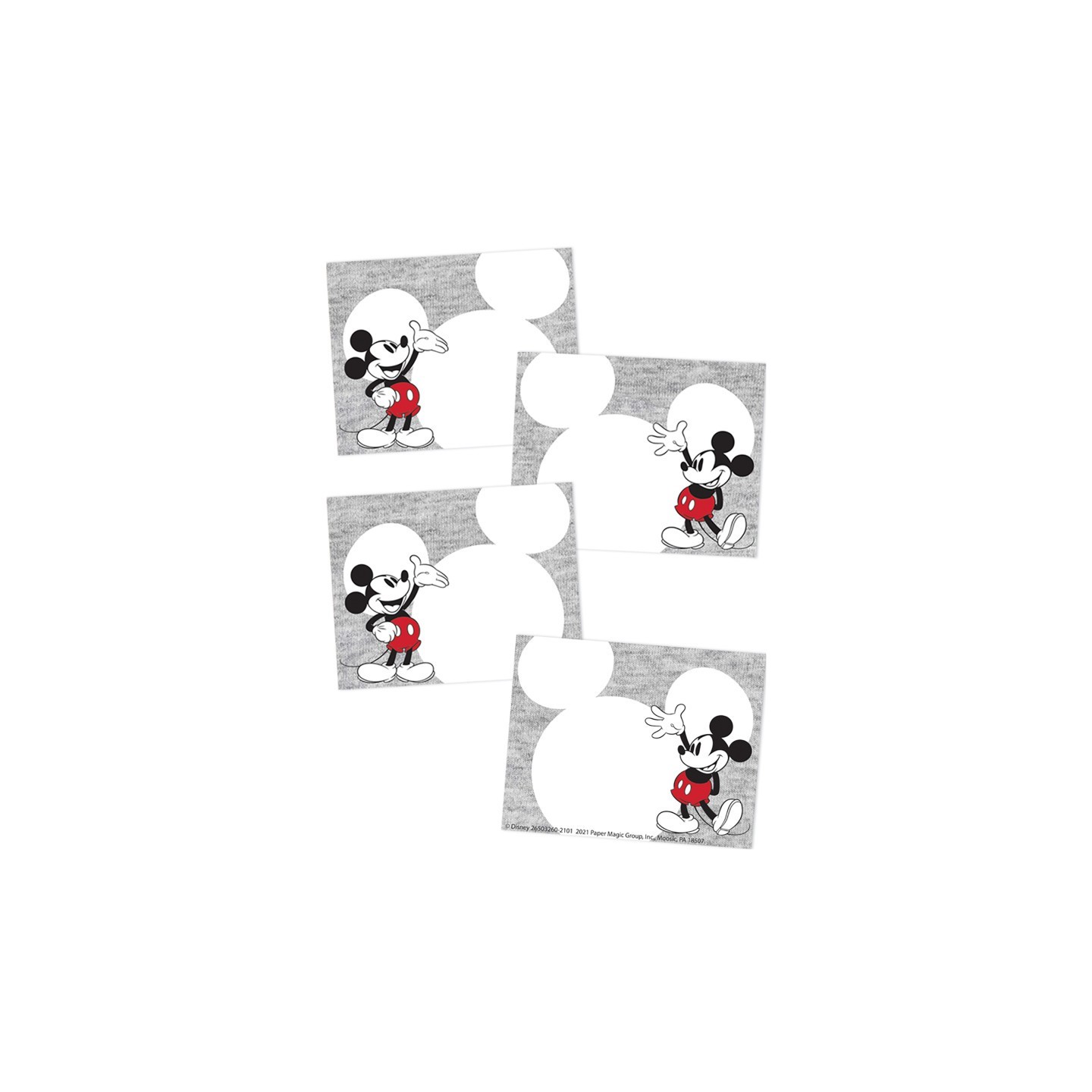 Eureka® Mickey Mouse® Throwback Self-Adhesive Name Tags, Pack of 40