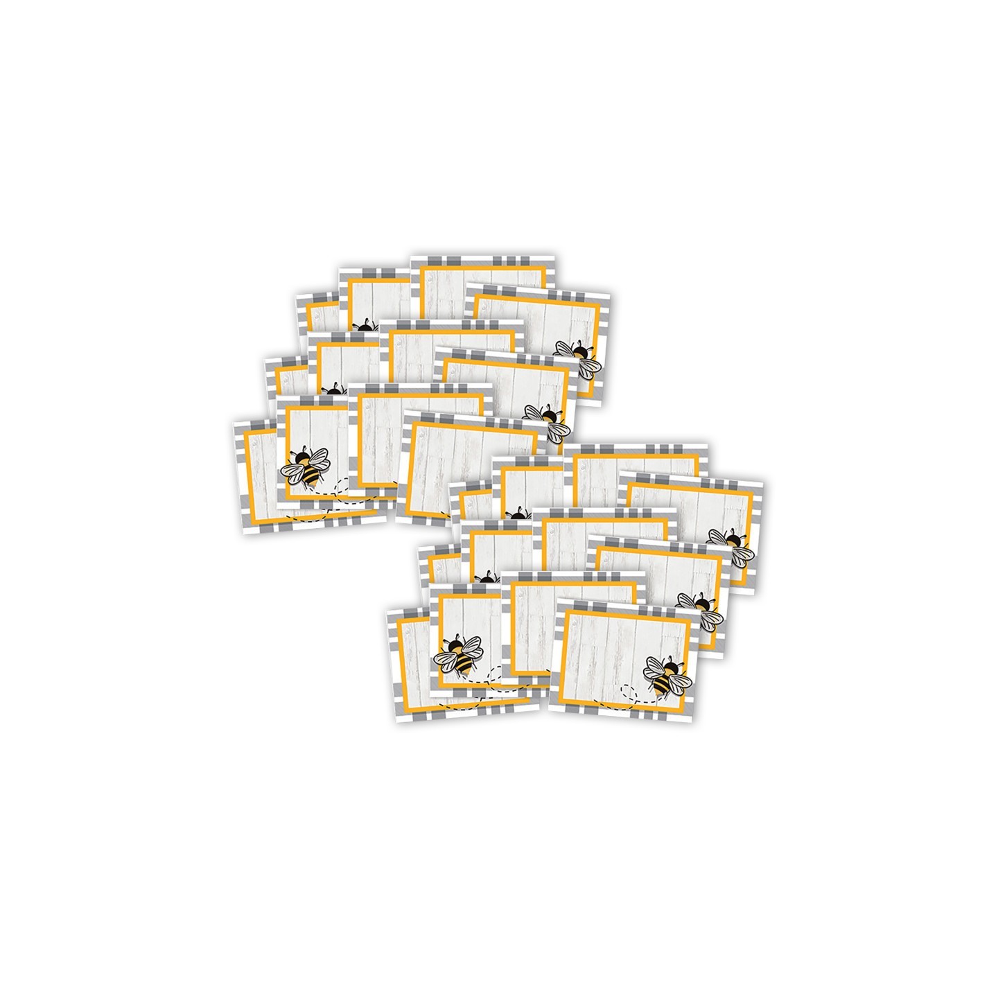 Eureka® The Hive Self-Adhesive Name Tags, 40 Per Pack, 6 Packs