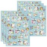 Eureka® Fruit Zebras Fruit Punch Scented Stickers, 80 Per Pack, 6 Packs