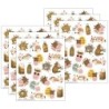 Eureka® Brown Cows Chocolate Milk Scented Stickers, 80 Per Pack, 6 Packs