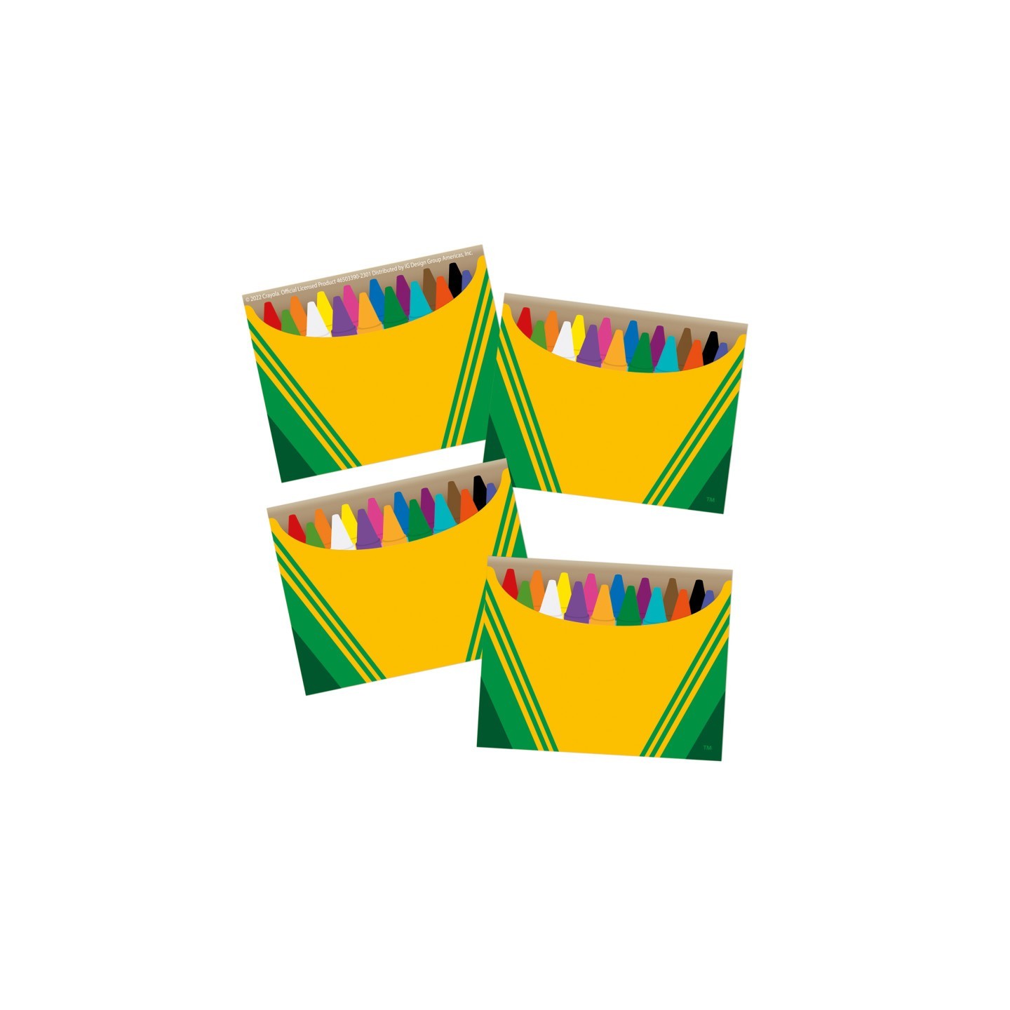Eureka® Crayola® Name Tags, 2-7/8" x 2-1/4", Pack of 40