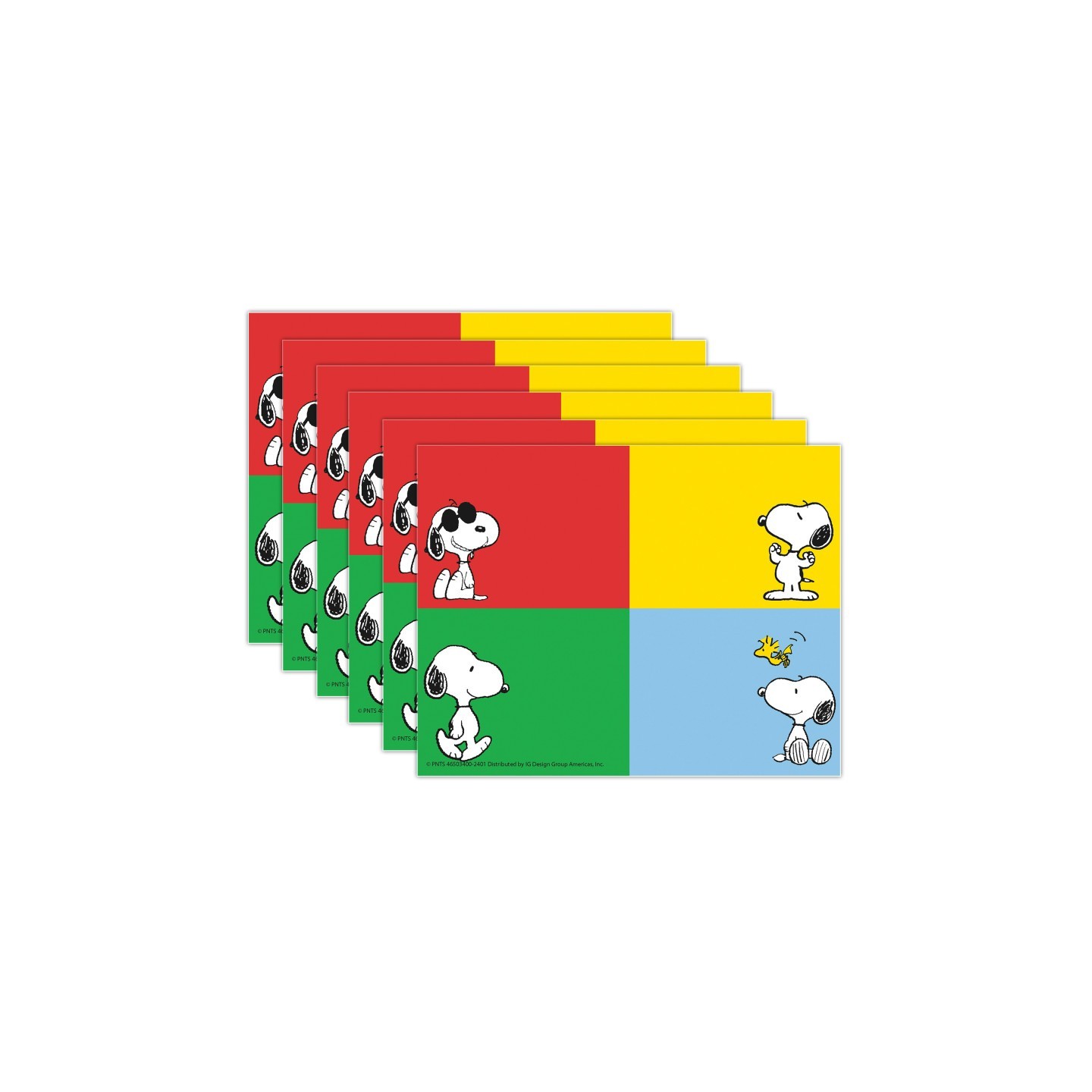 Eureka® Peanuts® Name Tags, 2-7/8" x 2-1/4", 40 Per Pack, 6 Packs