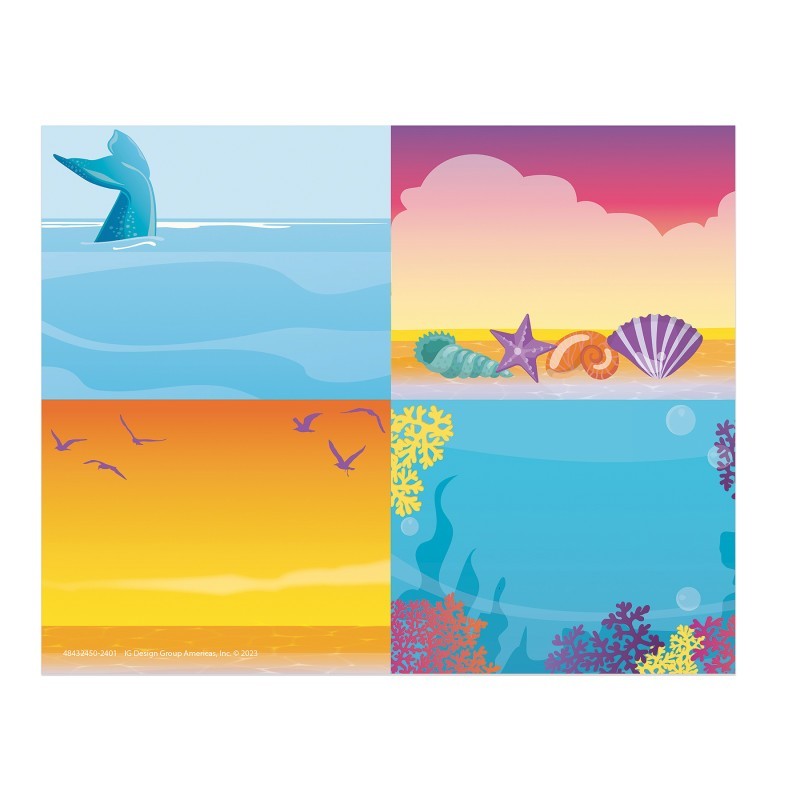 Eureka® Seas the Day Name Tags, 2-7/8" x 2-1/4", Pack of 40