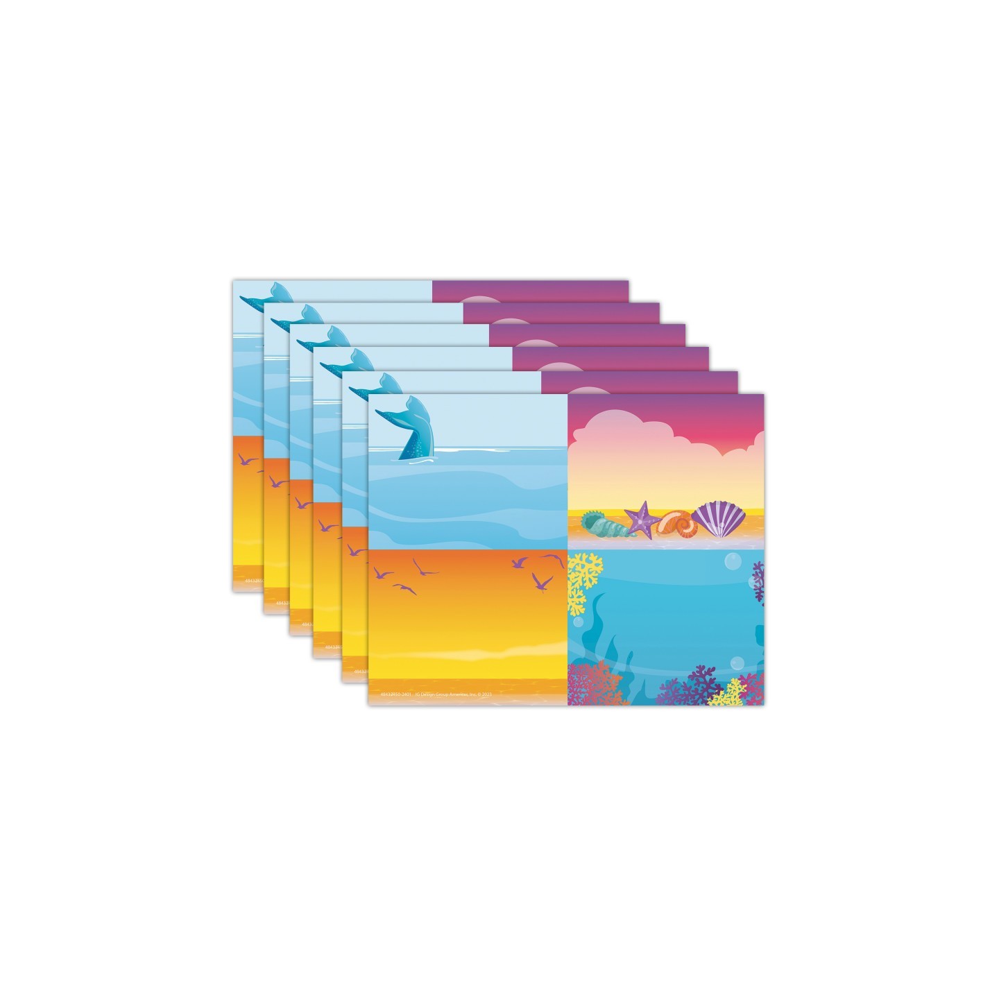 Eureka® Seas the Day Name Tags, 2-7/8" x 2-1/4", 40 Per Pack, 6 Packs