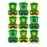 Eureka® St. Pat's Hats Giant Stickers, 36 Per Pack, 12 Packs