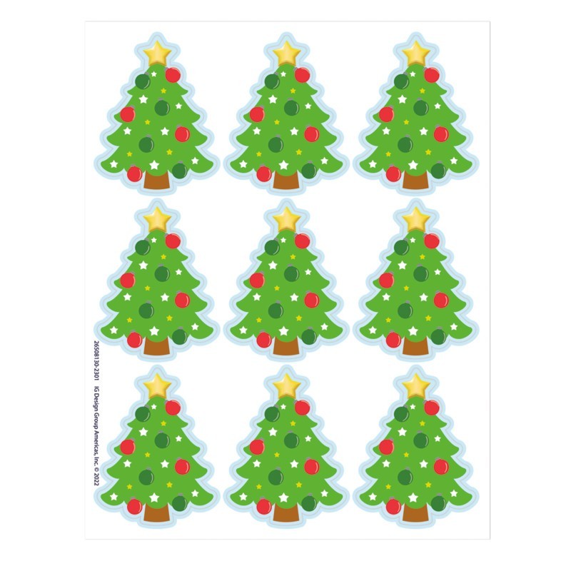 Eureka® Christmas Tree Giant Stickers, Pack of 36