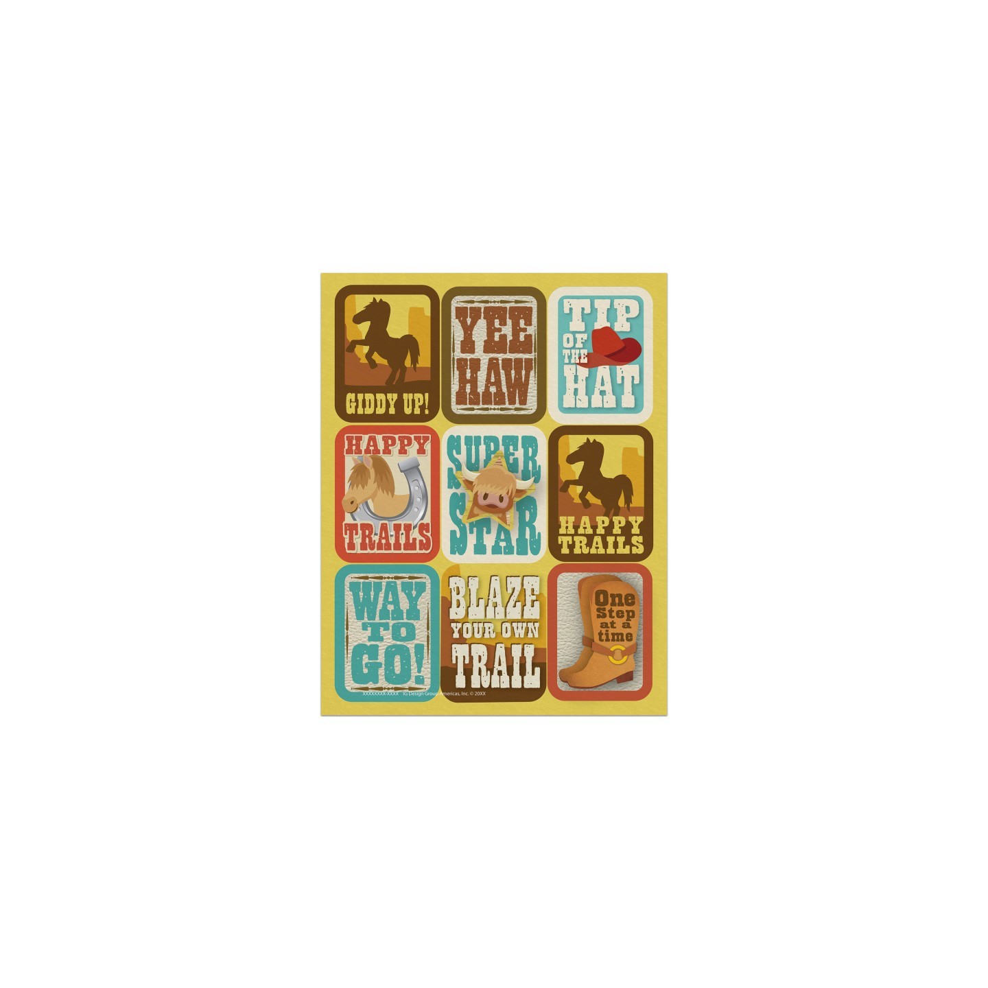 Eureka® Wild Wild Classroom Giant Stickers, Pack of 36