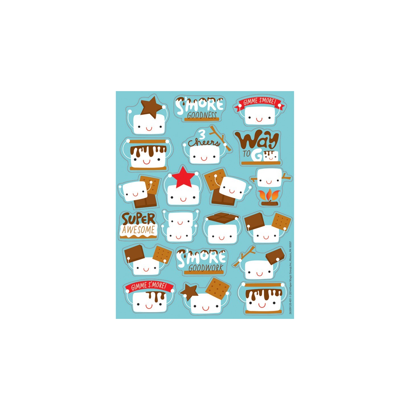 Eureka® Marshmallow Scented Stickers, Pack of 80