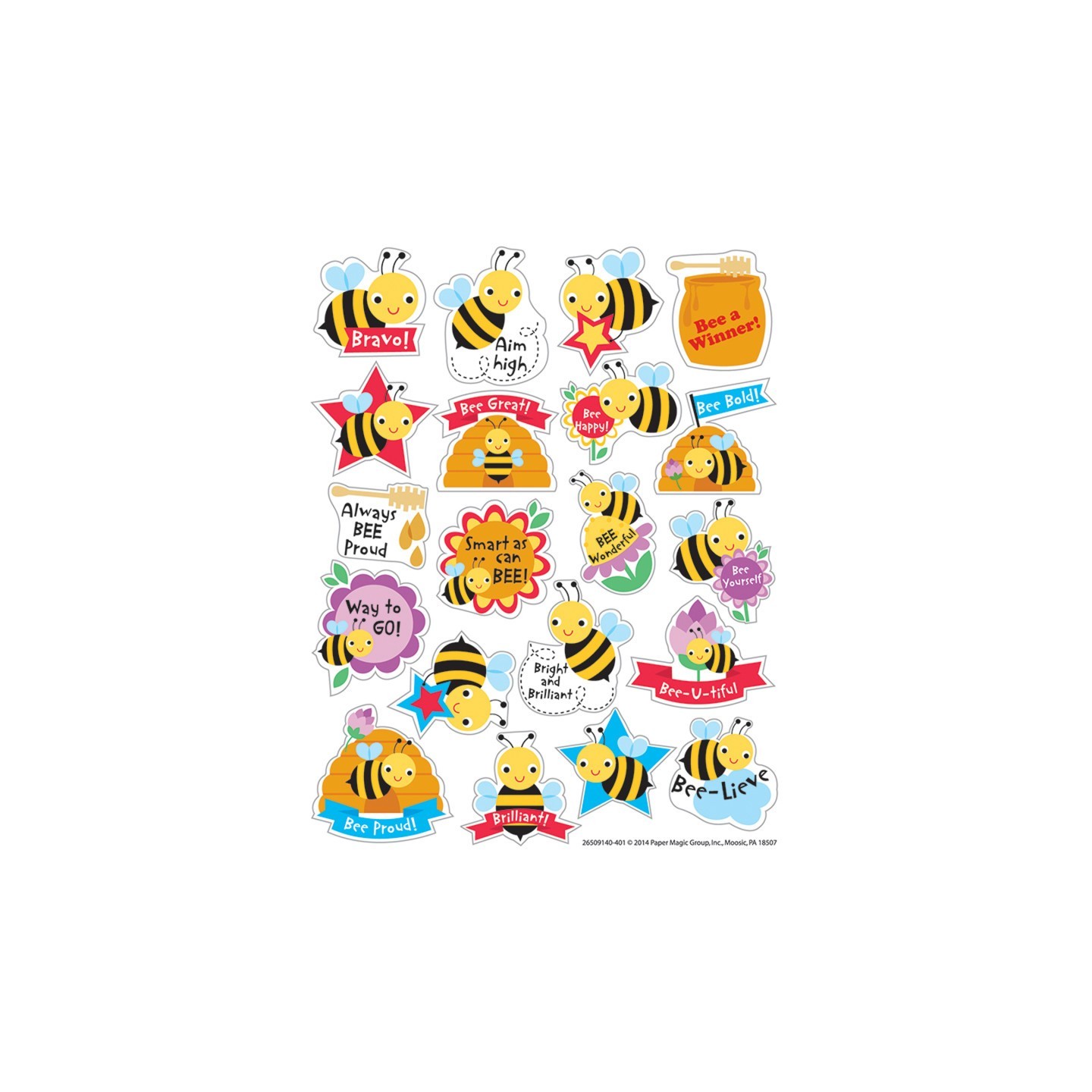 Eureka® Honey Scented Stickers, Pack of 80
