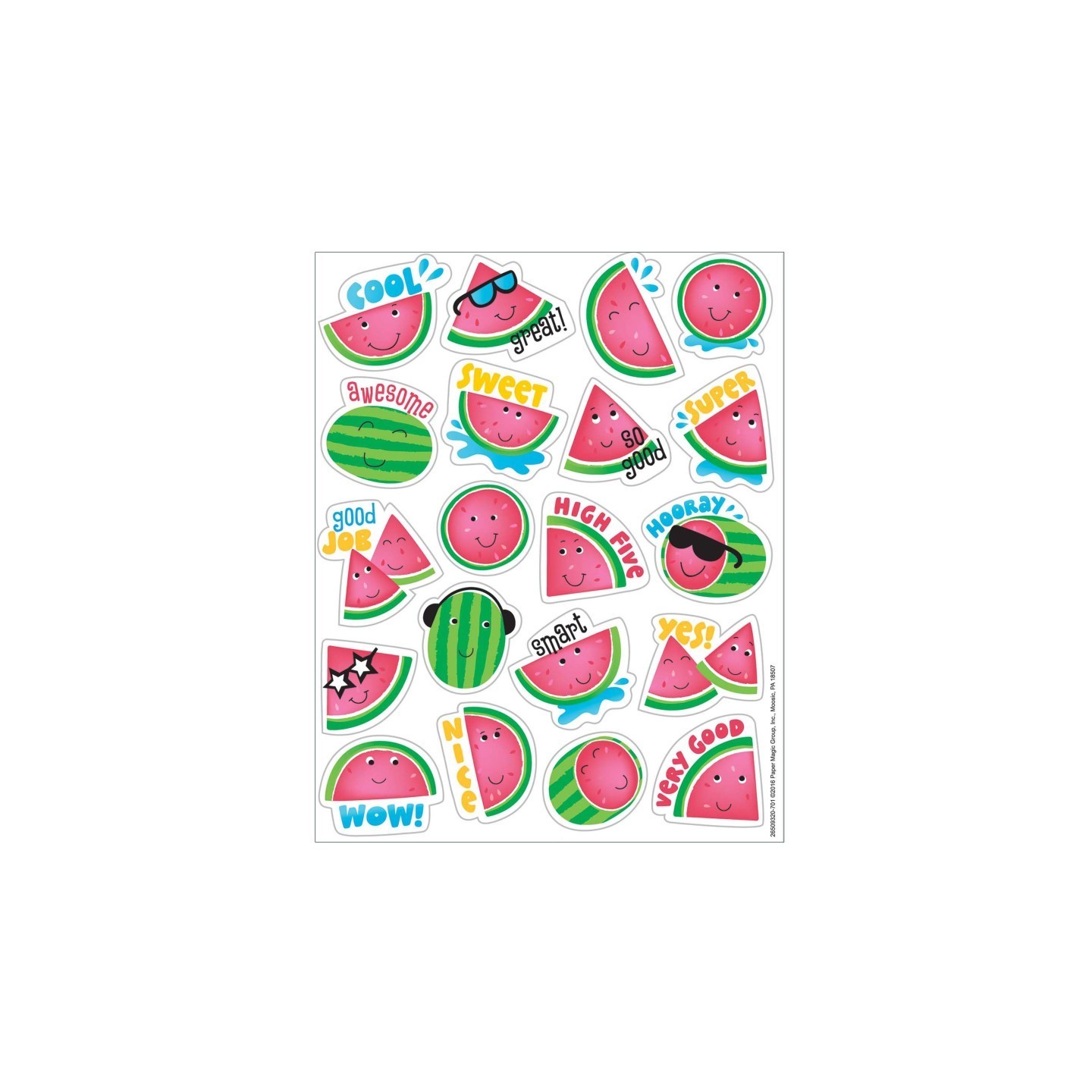 Eureka® Watermelon Scented Stickers, Pack of 80