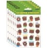 Eureka® Chocolate Scented Stickers, 80 Per Pack, 6 Packs